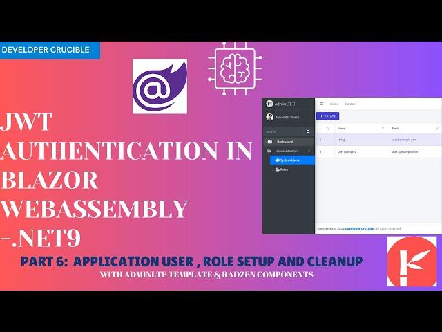 Complete Authentication Application with JWT Token in .NET9 -Users & Roles Setup ️ ️