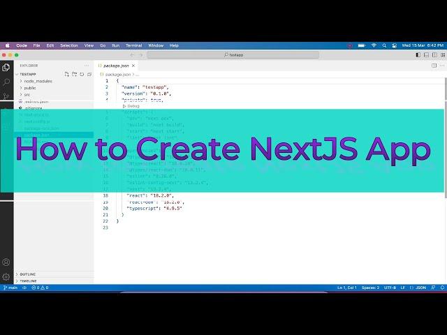 How to create NextJS Project | Easy Steps | Beginner's Tutorial | NodeJs, npm | run NextJs Project