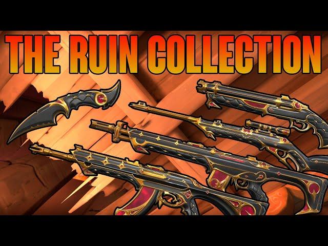 RUIN SKINS COLLECTION SHOWCASE (BATTLEPASS ACT 3 SKINS) - VALORANT BATTLEPASS SKINS