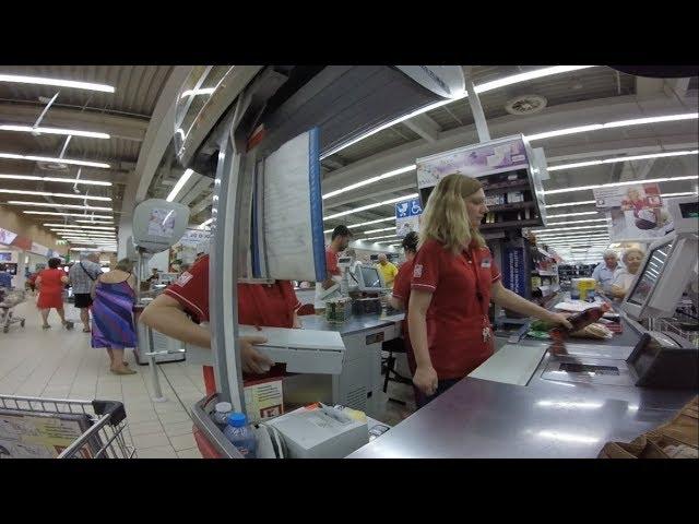 Shopping in Kaufland Bulgaria