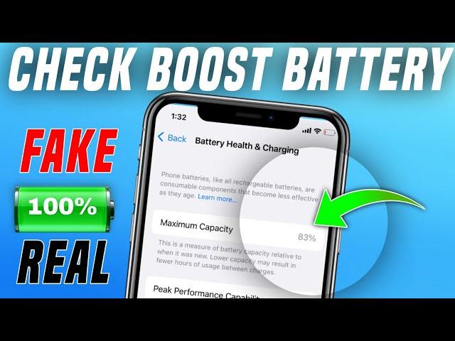 How To Check iPhone Battery Boosted Or Not | How To Know iPhone Battery Boosted Or Not |