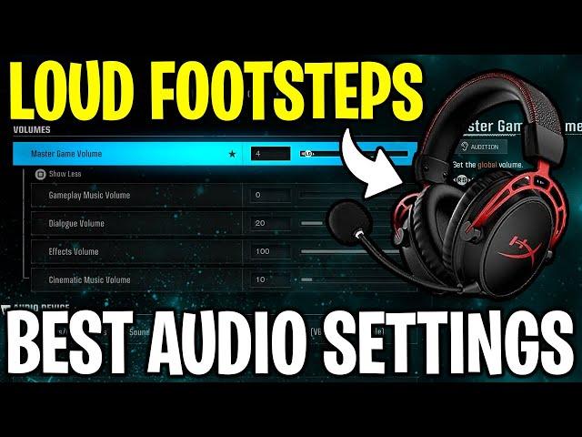 BEST Audio Settings for Warzone Black Ops 6! (Loud footsteps in Warzone)