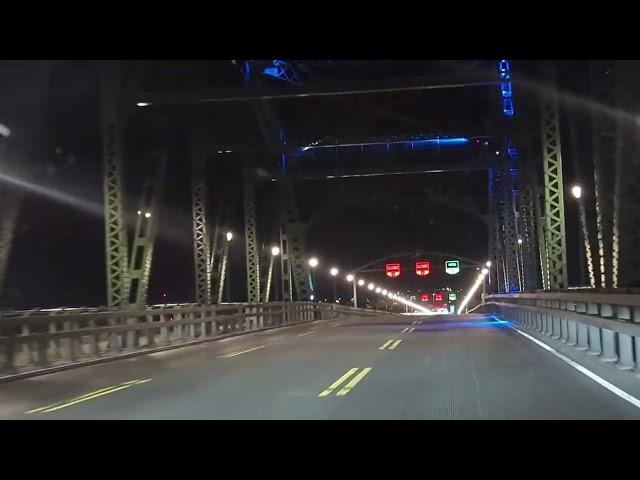 Crossing into Canada from Peace bridge Buffalo NY