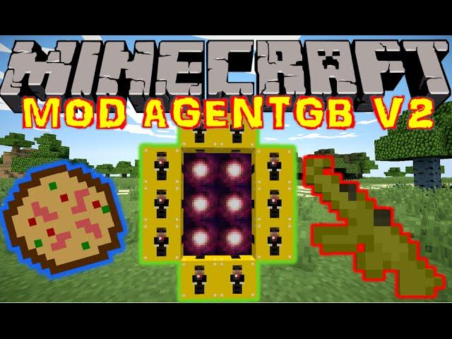 UNE DIMENSION AGENTGB ET DES PIZZAS !! - MOD AGENTGB Minecraft [FR] [HD]