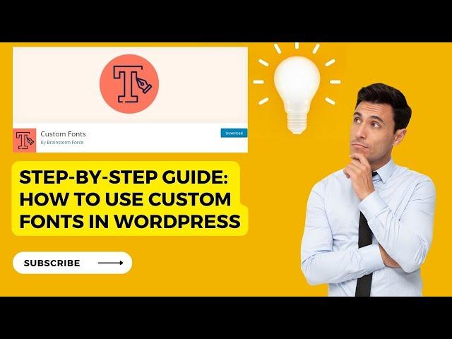How to Use Custom Fonts in WordPress  | Step-by-Step Guide