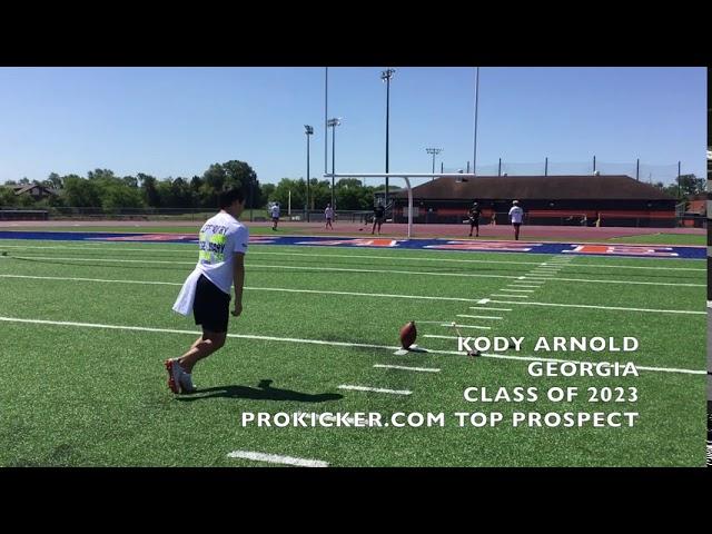 KODY ARNOLD - RAY GUY PROKICKER.COM TOP PROSPECT CAMP 2020 -  FIELD GOALS