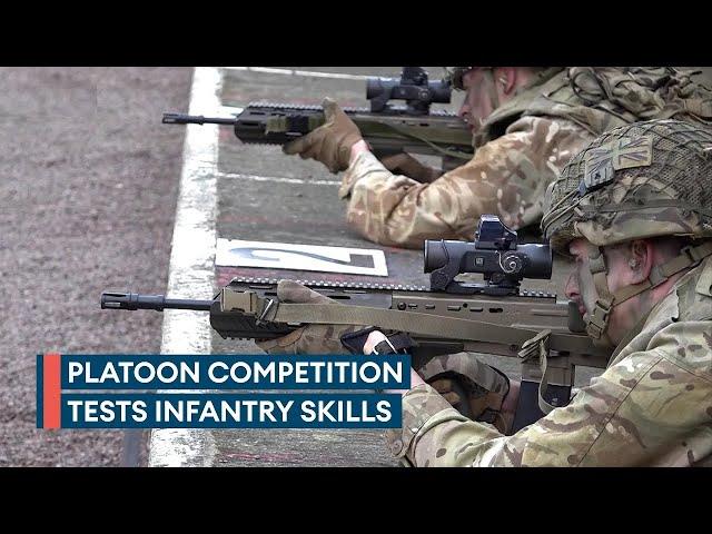 Soldiers test infantry skills in platoon competition in honour of fallen officer