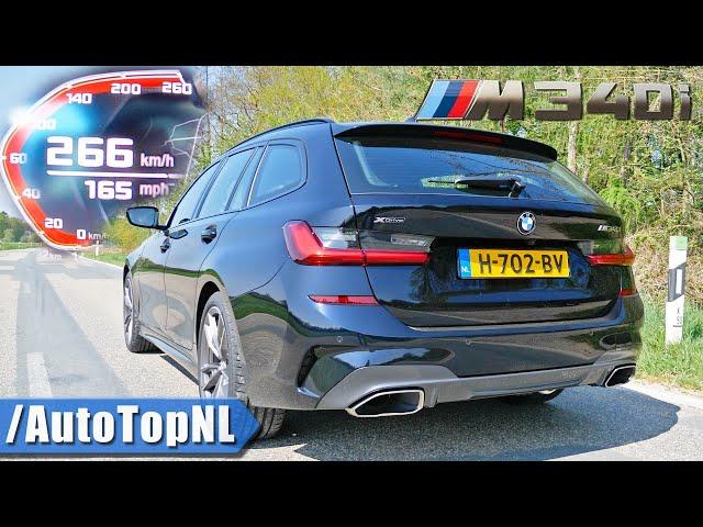 BMW M340i xDrive TOURING 0-266km/h ACCELERATION & SOUND by AutoTopNL