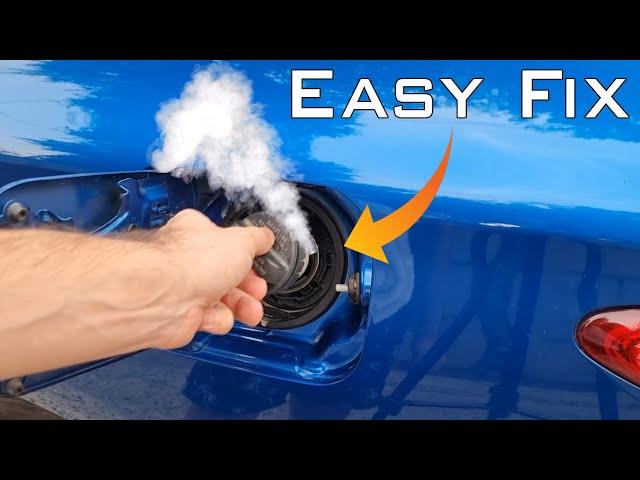 Air coming out of gas tank when opening cap?? How to test/clean Evap Canister Purge Valve Solenoid