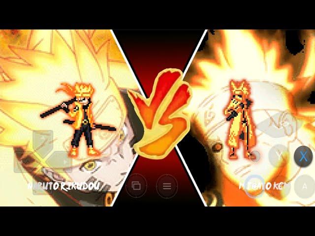 Naruto Mugen Battle - Naruto Rikudou Vs Minato KCM (Exagear Android)