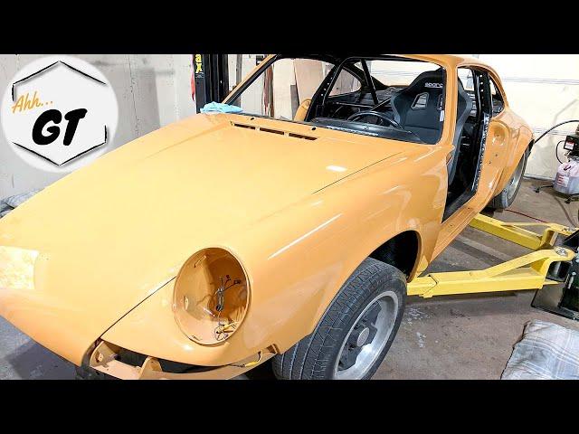 FINAL Hood Install On My Porsche 911 Long Hood Backdate Conversion - Welded Extension