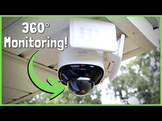 360 Degree Controllable Security Camera?!  Eufy Security Floodlight Cam 2 Pro Install and Review