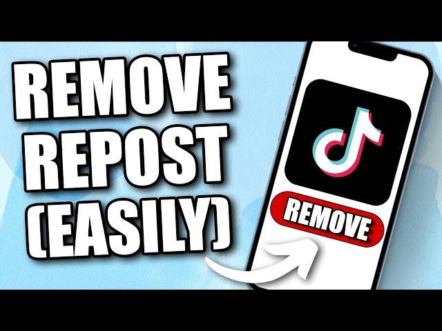 How to UN REPOST on TikTok (2024)