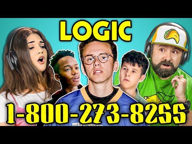 ADULTS REACT TO LOGIC - 1-800-273-8255