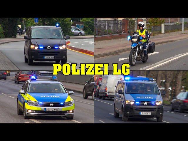 Einsatzfahrten der Polizei in Lüneburg