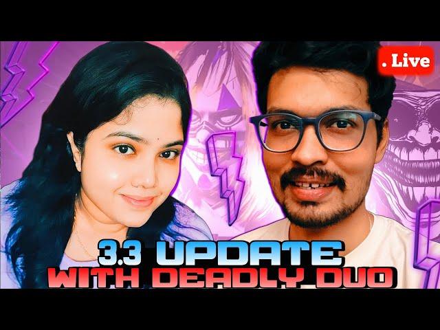 🟡Deadly Duo vs Squad Live in BGMI 3.3 Update Fun Gameplay