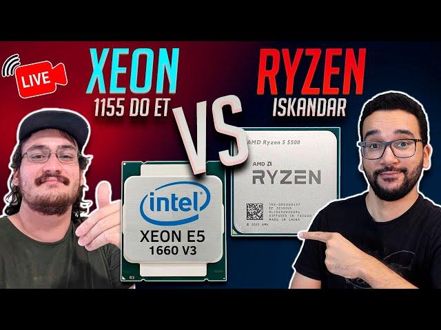 AO VIVO dos ESTÚDIOS! Xeon vs XEON! @1155doET Estragando Placa Mãe XEON