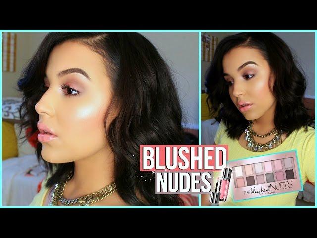 Blushed Nudes DRUGSTORE Makeup Tutorial! // MakeupbyAmarie