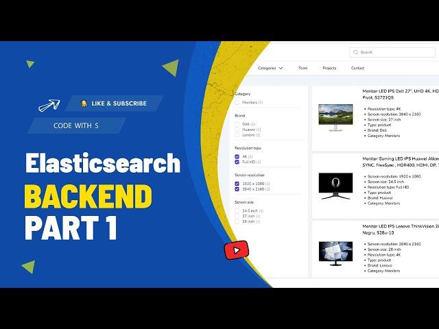 Laravel - Elasticsearch faceting with aggregations, Backend - Episode 15 - (1 of 2)