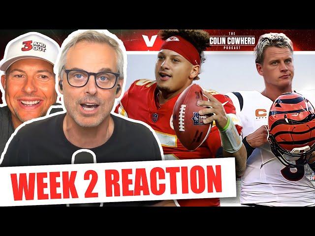 Reaction to Bengals-Chiefs, Saints-Cowboys, 49ers-Vikings, Jets-Titans, Packers | Colin Cowherd NFL