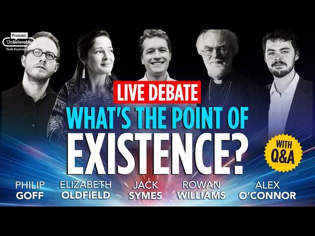 What's the point of existence? Alex O'Connor @CosmicSkeptic faces off with two, no three Christians