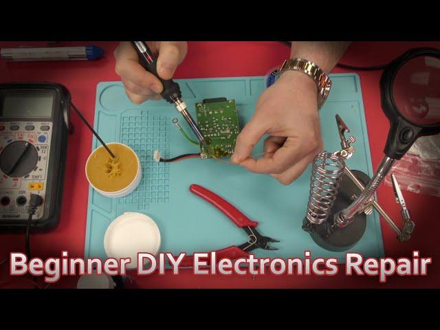 YES, You Can Fix Electronics - Robbie Diagnoses and Repairs A Simple (But Common) Issue