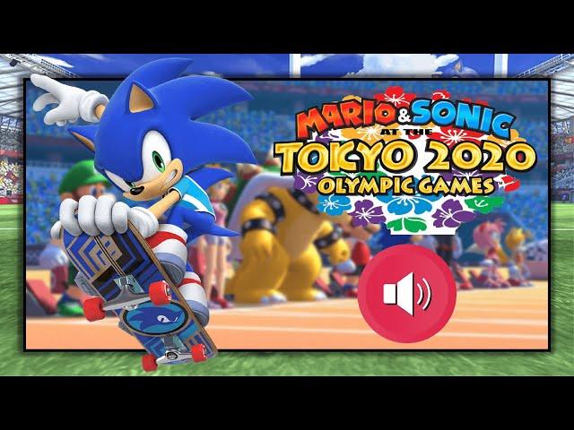 Mario & Sonic at the 2020 Tokyo Olympics Games - Sonic Voice Clips