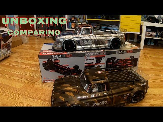 UNBOXING ARRMA INFRACTION V2 COMPARING WITH 1ST ADDITION