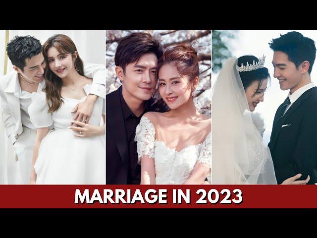 TOP CHINESE ACTOR WHO GOT MARRIED IN REAL LIFE 2023 | #marriage #kdrama