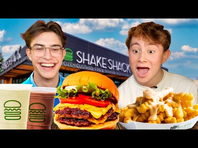 British College Students try Shake Shack for the first time!