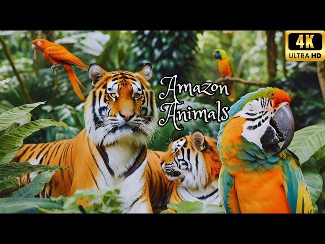 Into the Wild: Amazon's Majestic Beasts in Stunning 4K