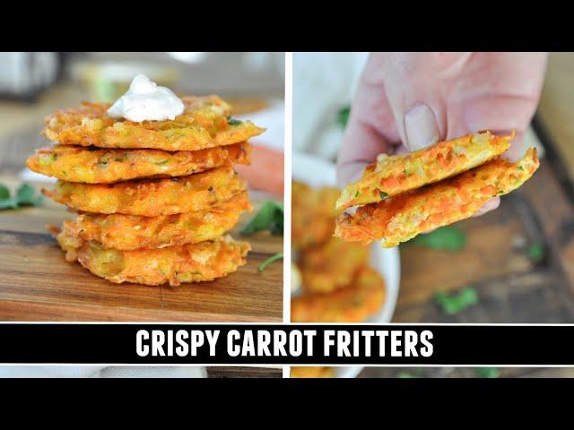 CRISPY Carrot Fritters | Packed with GOODNESS & Easy to Make