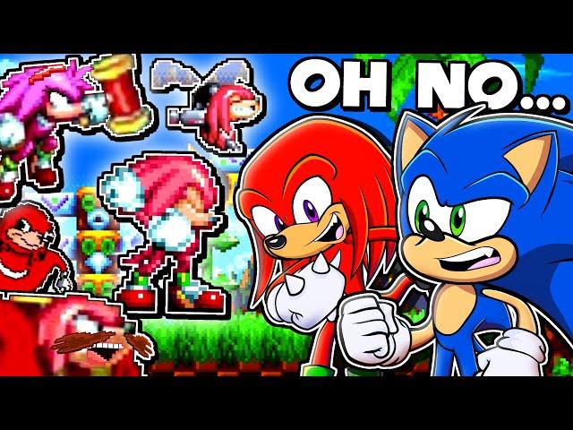  TOO MANY KNUCKLES!! - Sonic & Knuckles Play Sonic Mania & Knuckles PLUS KNUCKLES MOD!!