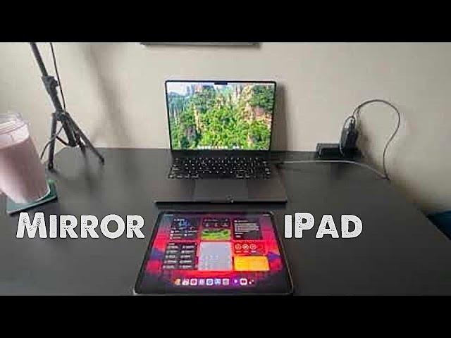 Mirror iPad to Macbook For Screen Recording - OBS Streaming