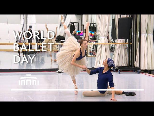 Company class + pas de deux by Olga Smirnova & Victor Caixeta [WBD 2022] | Dutch National Ballet