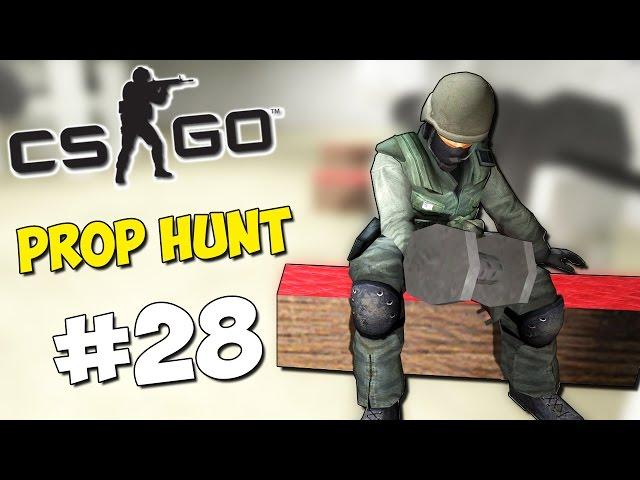 МИХАКЕР В СПОРТЗАЛЕ - CS:GO Prop Hunt #28