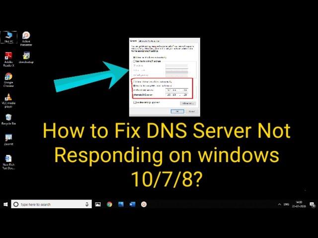 Fix : DNS Server is Not Responding in Windows 10/8/7 | Tamil | RAM Solution