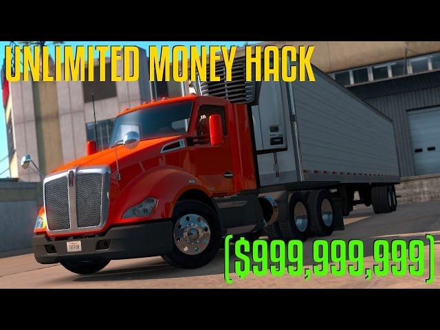 American Truck Simulator - Money Hack Tutorial ($999,999,999) [1080p, 60fps]