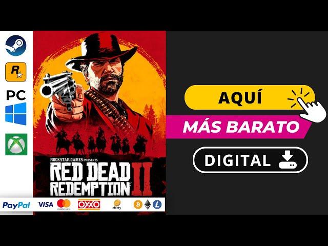 Cómo Comprar Red Dead Redemption 2 Más BARATO para PC, Steam, Xbox,  Rockstar, Epic Games...