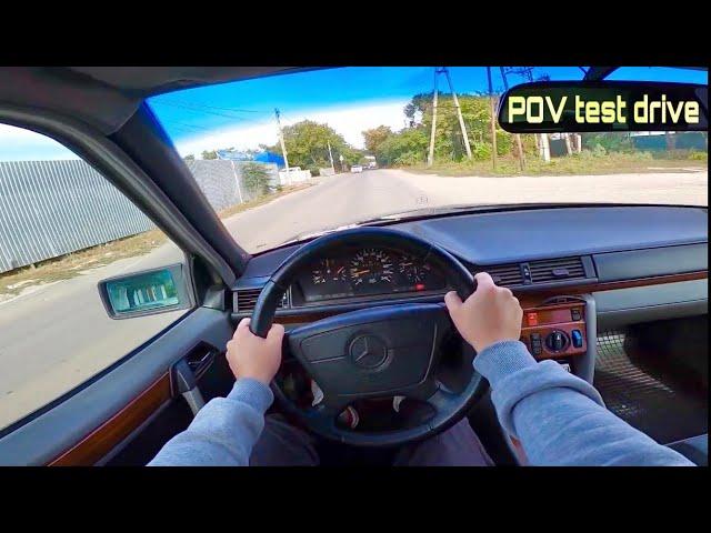 1994 Mercedes-Benz W124 series (E220) POV test drive