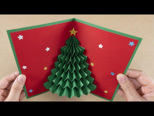 3D Christmas Card | How to make Christmas Card | Christmas Tree Card