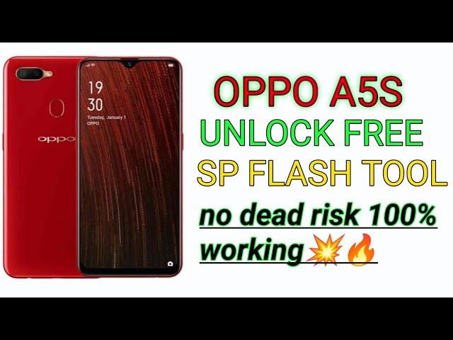 OPPO A5s Unlock hard reset format sp flash tool. oppo cph1909 unlock #oppoa5sformat #unlock #format