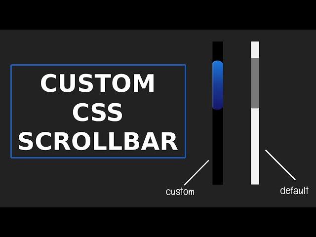 Create a Custom Scrollbar in Pure CSS