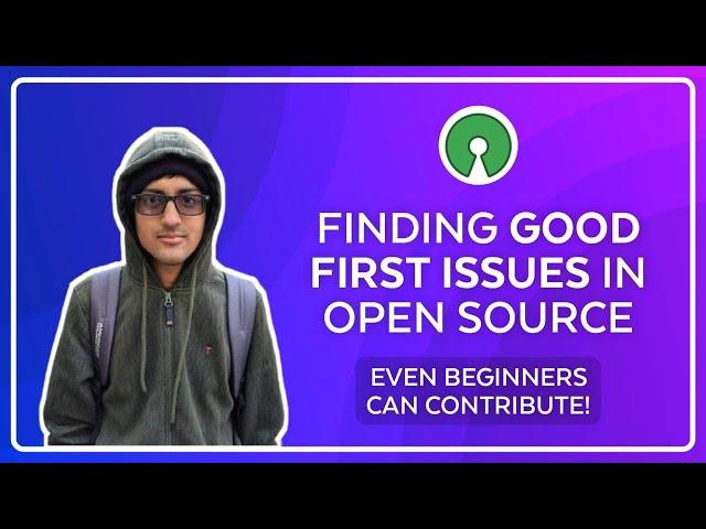 How to Find Good First Issues in Open Source?