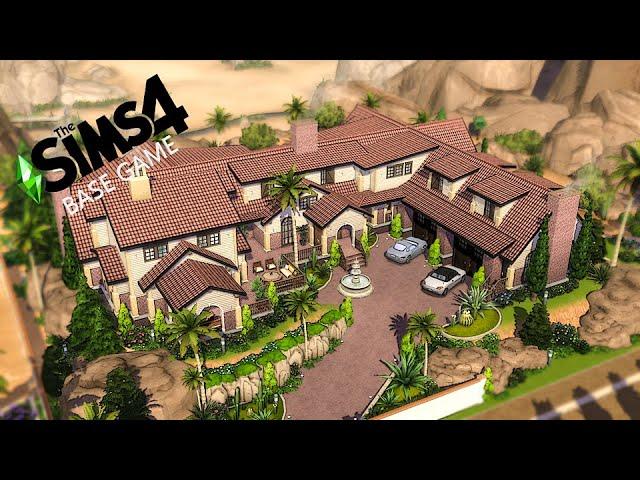 Mediterranean House| Base game | Stop motion | NOCC | The sims 4