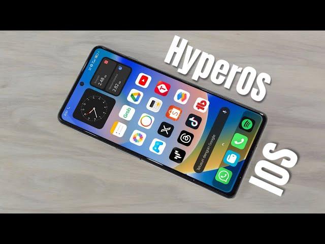 HyperOS jadi IOS iphone !! Tema HyperOS IOS Terbaru | HyperOS X IOS V1