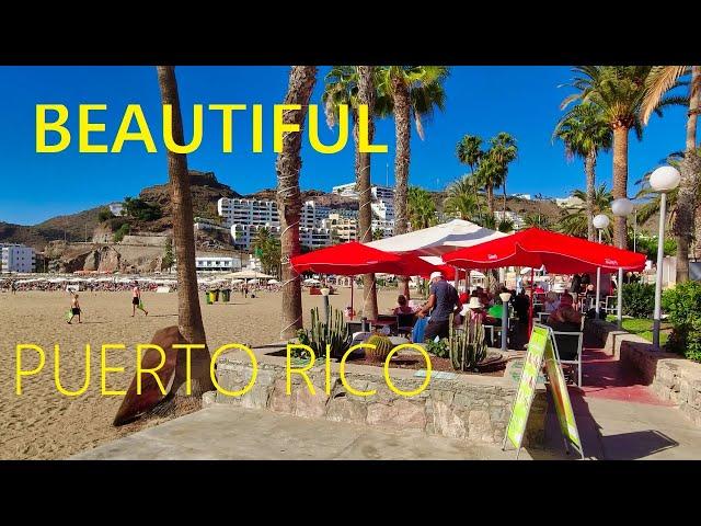 Puerto Rico GRAN CANARIA Spain 2024   NEW Walking Tour in Canary Islands [4K UHD]