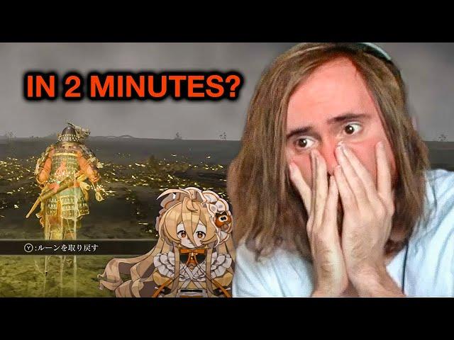 Asmongold SHOCKED By World Record Elden Ring Speed Run (1:23)