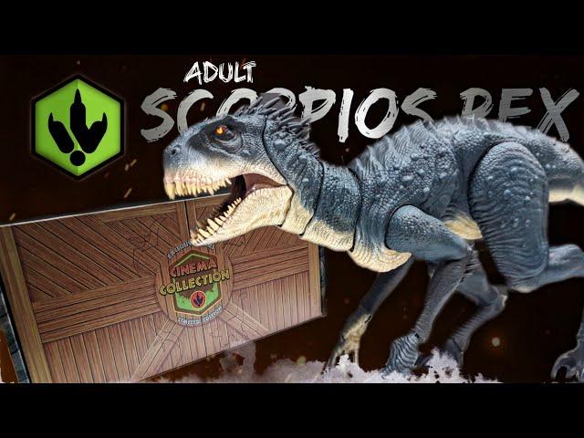2022 Jurassic Justin Cinema Collection Adult Scorpios Rex Review!!!