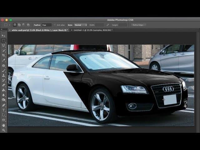 Change color from white to black | Photoshop CC, CS6, CS5